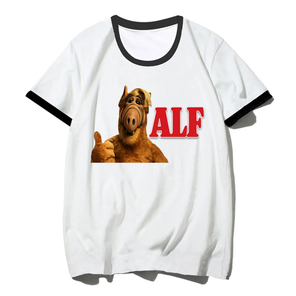 Alf t-shirt kadın tasarımcı tshirt kadın Japon y2k tasarımcı giyim