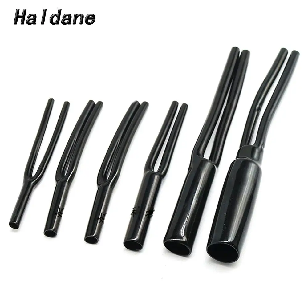 Haldane 8 adet / grup HıFı Y Splitter Hoparlör Ses kablosu Tel Pantolon Çizme s 1 to2 Y splitter 5mm 6mm 7mm 9mm 13mm 15mm 18mm Çap