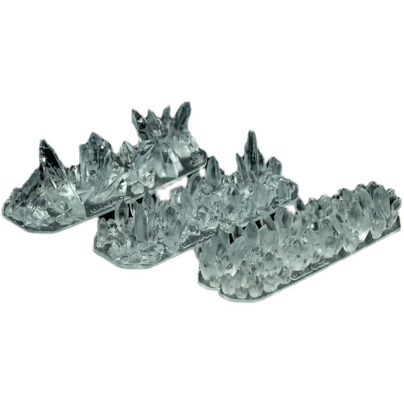 LİANG 0426-0428 3D Baskı Floresan Kristal Diorama Modeli Sahne Makinesi Hobi Aksesuarları
