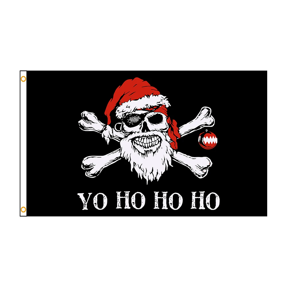 90x150cm Jolly Roger Noel Korsan Bayrağı Polyester Baskılı iç ve Dış Dekorasyon Afiş BAYRAK ÜLKESİ