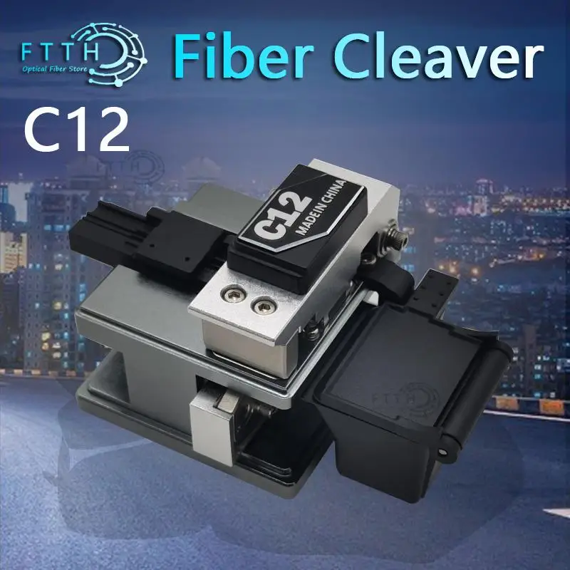 Fiber optik Cleaver FTTH Yüksek Hassasiyetli kesme aleti Kablo Kesme Bıçağı Fiber Cleaver