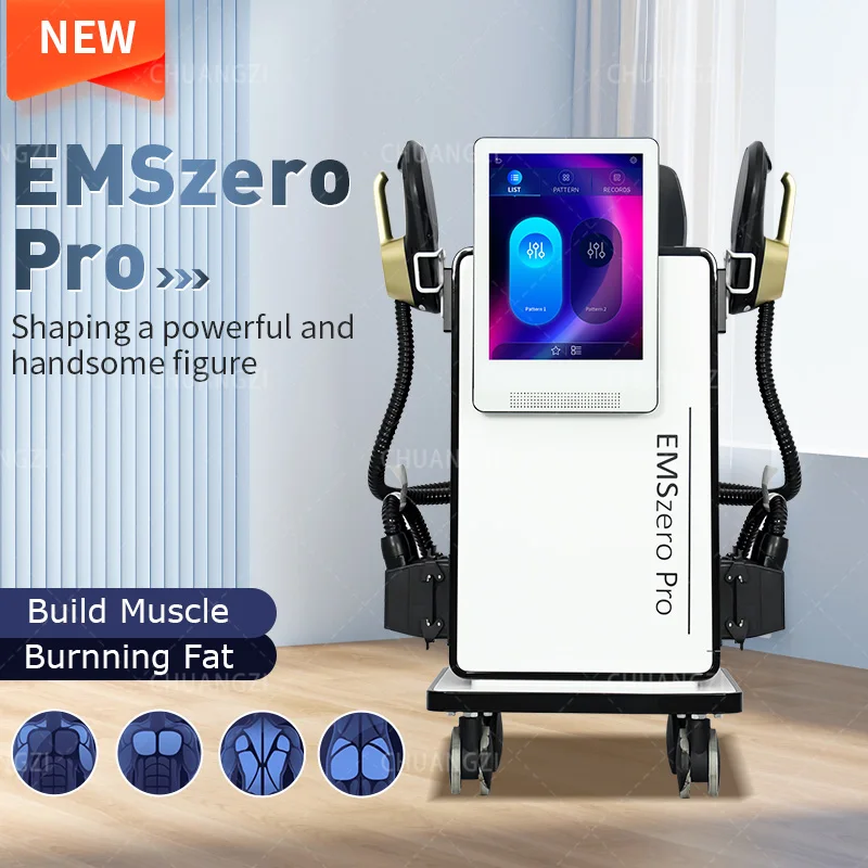 EMSzero RF EMS Heykel Makinesi 2024 6500W Yağ YÜKSEK EMT Vücut Elektromanyetik Kas Zayıflama Stimülatörü Ekipmanları Emsslim Neo Salon