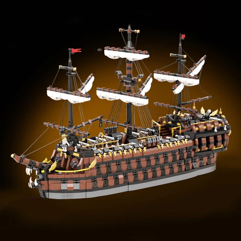 YENİ 5956 ADET MOC Avrupa Ortaçağ Hayalet Dansçı Korsan Gemisi yaratıcı fikirler savaş gemisi çocuk oyuncağı doğum günü hediyesi Noel blokları