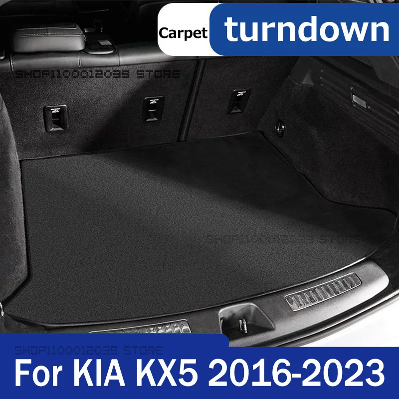 KİA KX5 2016-2021 2022 2023 Araba Gövde Mat OTO Kuyruk Boot Tepsi Liner Kargo Halı Pedi Fit Depolama Pedleri Koruyucu Aksesuarları