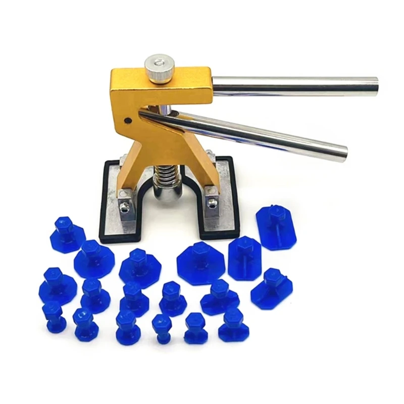 Otomatik Vücut Paintless Dent Onarım Temizleme alet setleri Dent Kaldırıcı Otomatik Yapıştırıcılar Dent Çektirme Kitleri Alüminyum Göçük Kaldırma Damla Nakliye