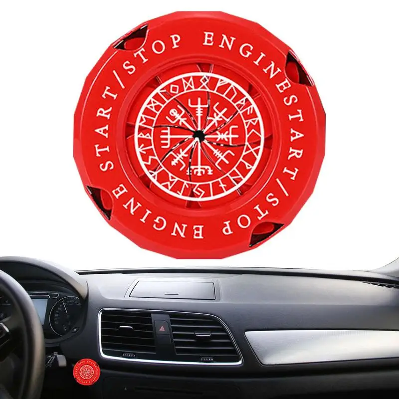 Araba Başlangıç düğme kapağı Spin Motor Çalıştırma Durdurma düğme kapağı Koruyucu Araba Başlangıç düğme kapağı Otomatik Motor Çalıştırma düğme kapağı Araba