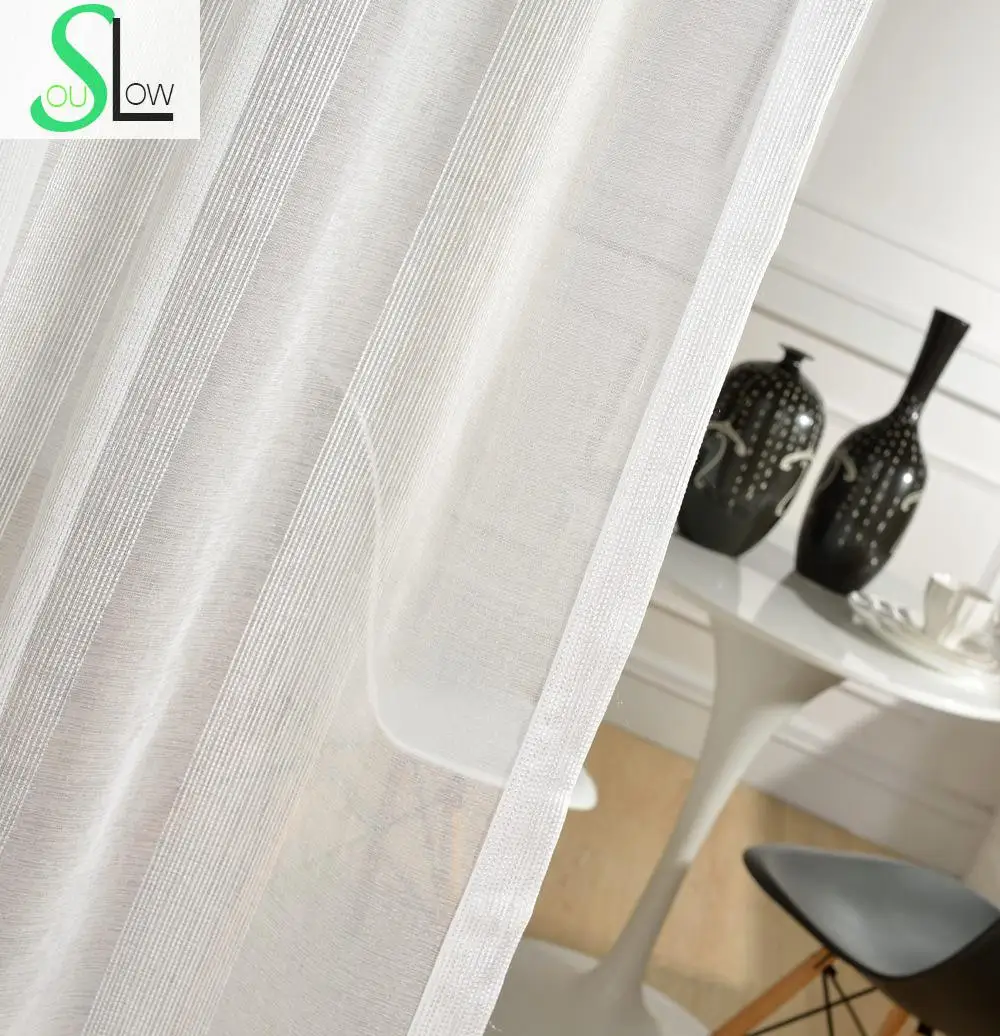 Özel teklif Beyaz Tül Perdeler Pastoral Fransız Pencere Sırf Modern Perde Oturma Odası Tül Yatak Odası Cortinas Mutfak