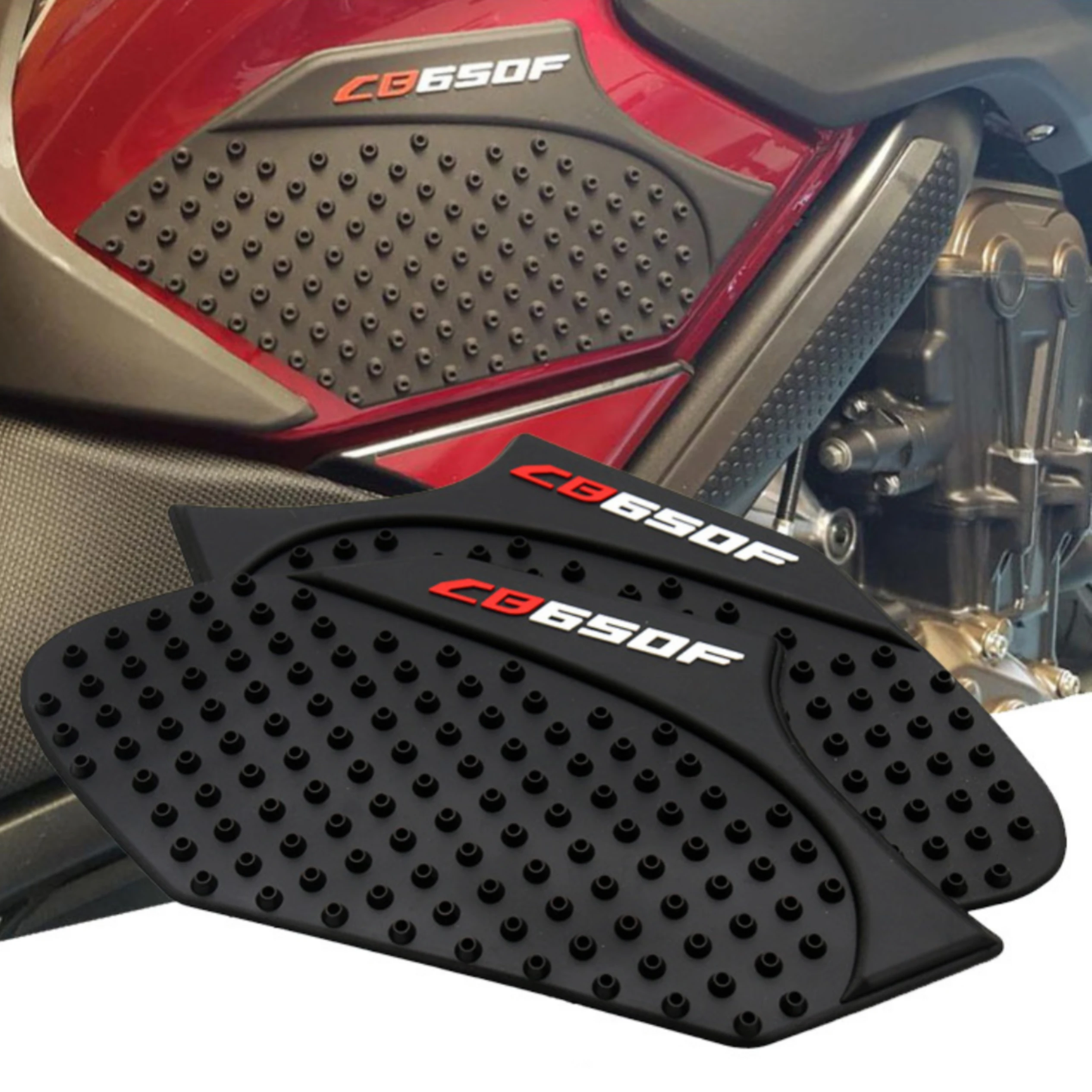 Honda için CB650F CB 650 F 2014-2017 Motosiklet Anti kayma Yakıt Tankı Pad Sticker Koruyucu