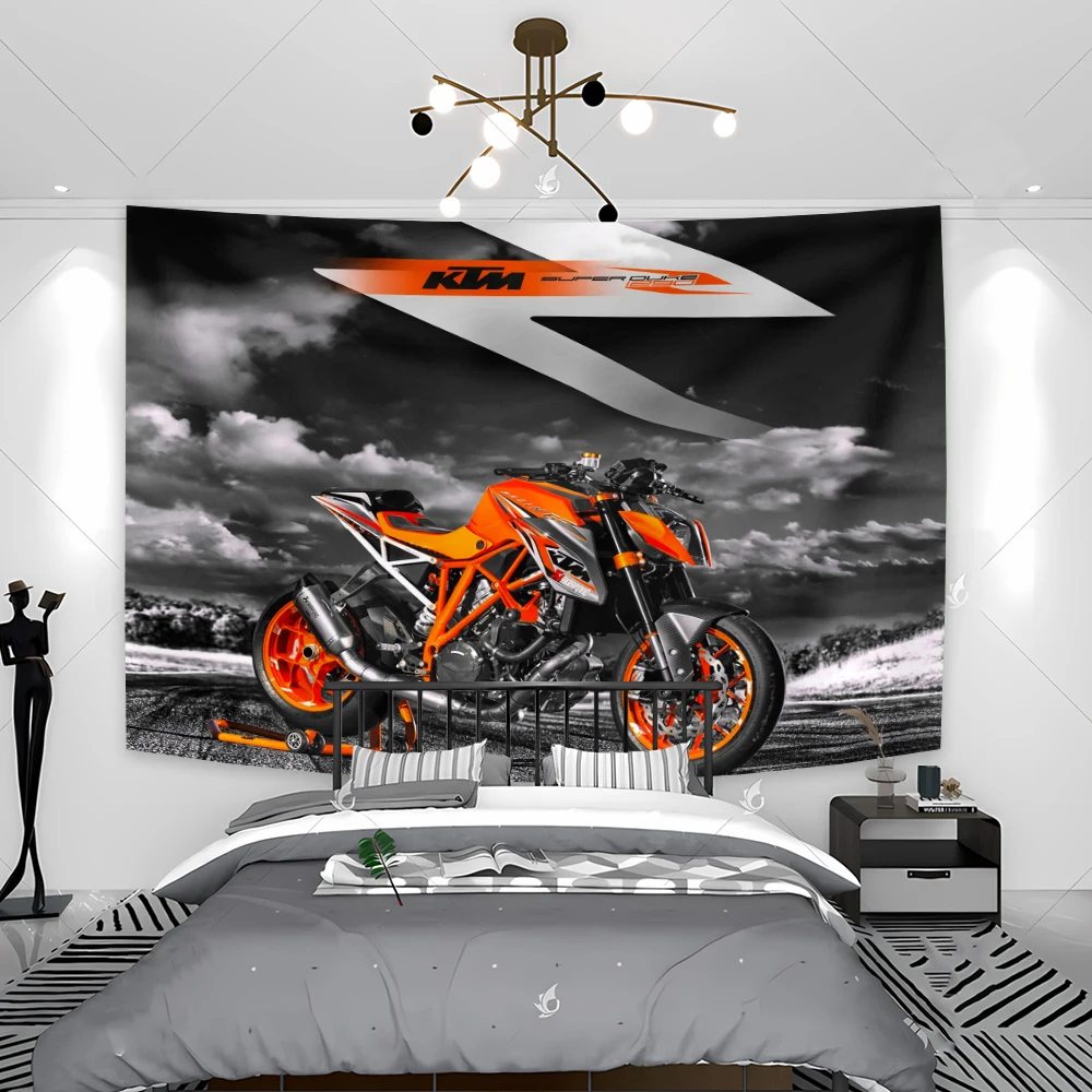 90x150 cm Sportmotorcycle Yarış Bayrağı Polyester Dijital Baskı Moto Banner Dekoratif halılar