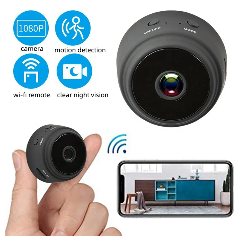 A9 Mini Kamera HD 1080P Gece Görüş Kamera kablosuz Wifi IP ağ kamerası 150° Ev Güvenlik Gözetim Kamera
