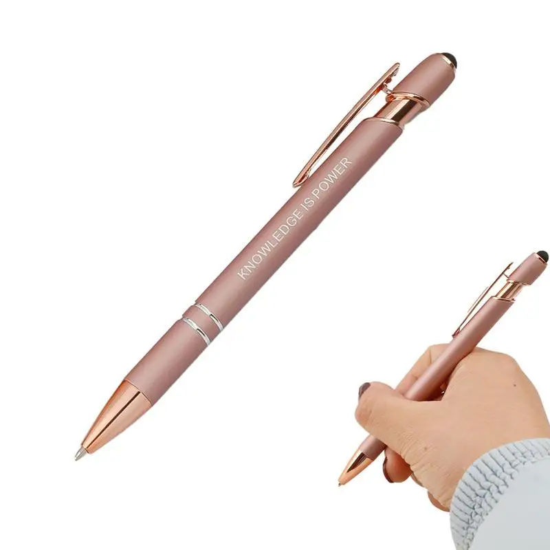 Kalemler Not Almak İçin 2 İn 1 Geri Çekilebilir Tükenmez kalem Çalışma Kalem Süper Konfor Kavrama Erkekler Kadınlar İçin Geri Çekilebilir Ofis
