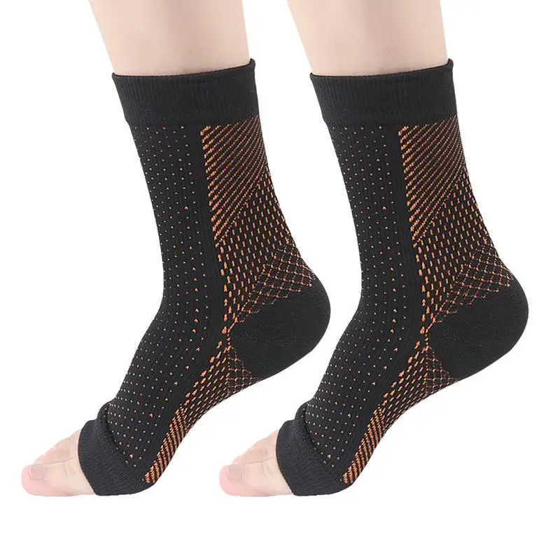 Toeless Nöropati Çorap Kadın Erkek 1 Çift Yatıştırıcı varis çorabı Nöropati Ağrısı İçin el bileği Brace Plantar Şişlik Giderici