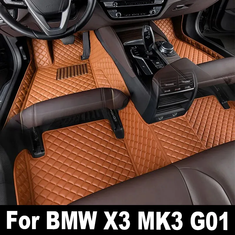 Araba Paspaslar BMW X3 MK3 G01 2017 2018 2019 2020 2021 2022 Özel Ayak Pedleri Otomobil Halı Kapak İç Aksesuarları