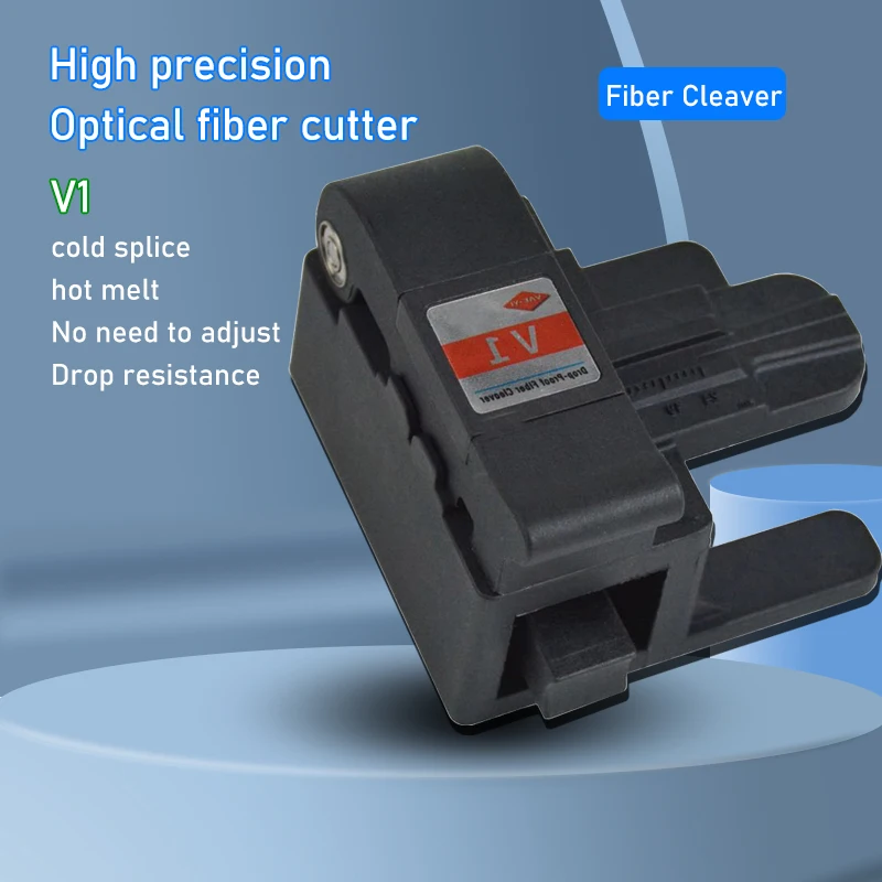 Mini Fiber Optik Kesme Bıçağı Araçları FTTH Plastik Malzeme El Aracı Fiber Optik Cleaver, Tungsten Çelik Levha, ücretsiz Kargo