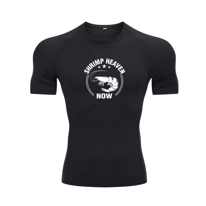 Karides Cennet Şimdi Gömlek Komik Ve Bana T-Shirt Yenilik T Shirt Sevimli Pamuk Erkek Üstleri T Shirt Tatil Noel Giyim
