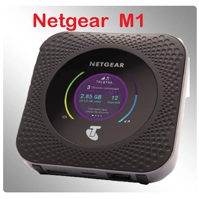 M1 Netgear Nighthawk Mr1100 4GX Gigabit LAN / WAN Rj45 LTE Mobil Yönlendirici 3G 4G Yönlendirici modem İle Sım Yuvası Kilidi