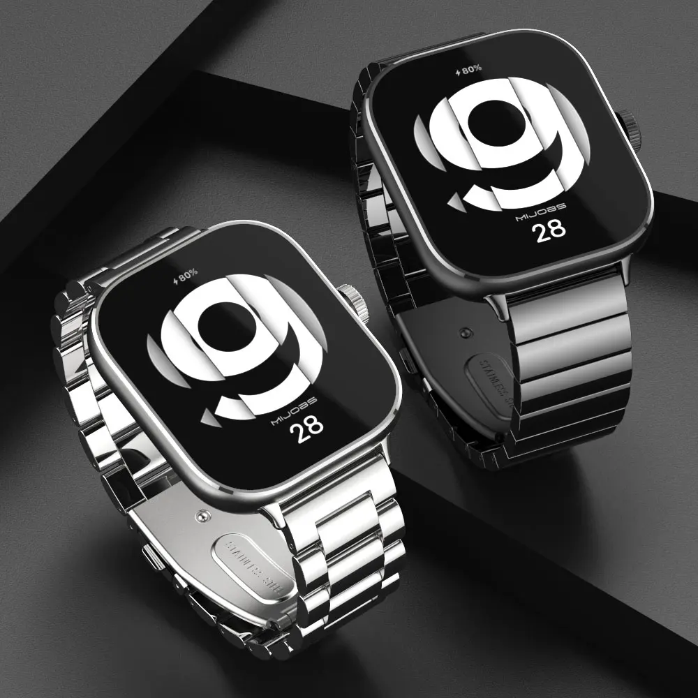 Metal Kayış Redmi İçin İzle 4 Paslanmaz Çelik Yedek Watchband Bilezik Xiaomi Redmi için İzle 4 Kayış