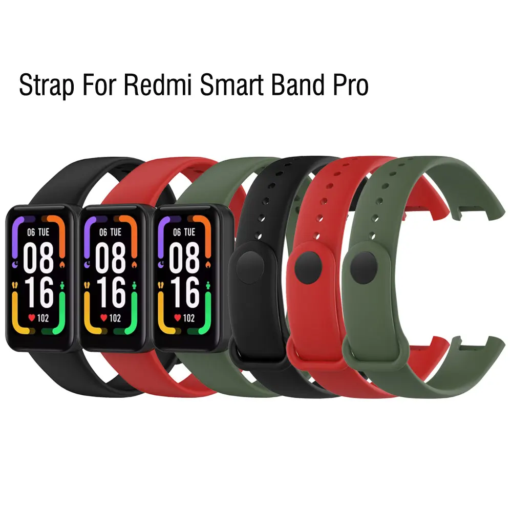 Silikon Kayış Redmi İçin Akıllı Bant Pro Yedek Watchband Bilezik Xiaomi Redmi İçin Band Pro Bileklik Bileklik Aksesuarları
