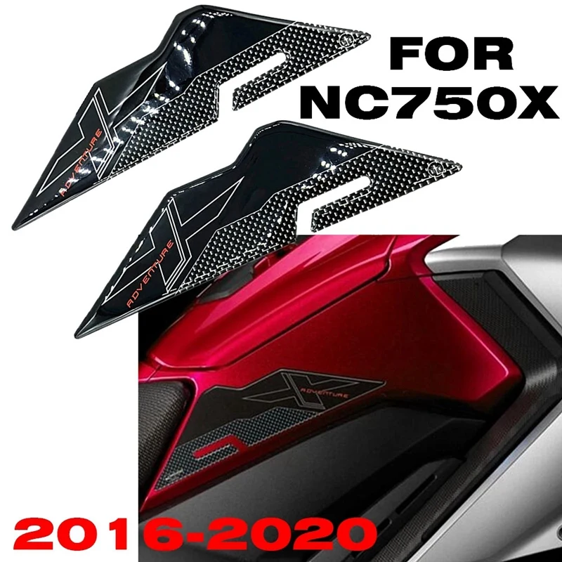 Honda için NC750X 2016-2020 Motosiklet 3D Yakıt Deposu Yan Çıkartmalar Motor Tankı ped koruyucu