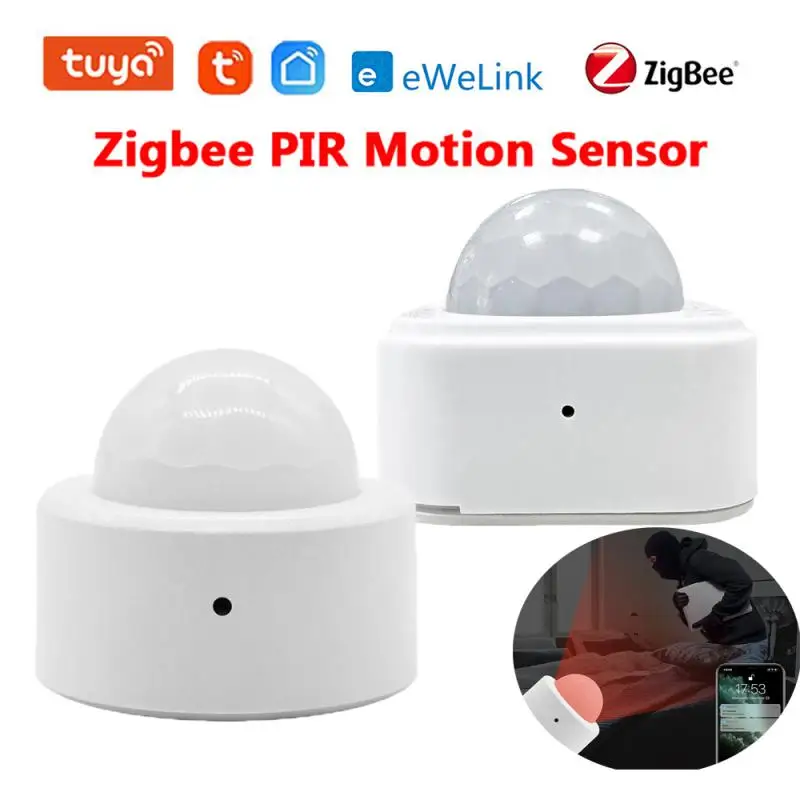 Tuya / eWeLink Zigbee PIR Hareket Sensörü Akıllı İnsan hareket dedektörü Mini Kızılötesi Dedektör Ev Güvenlik Otomasyonu Akıllı Yaşam İçin