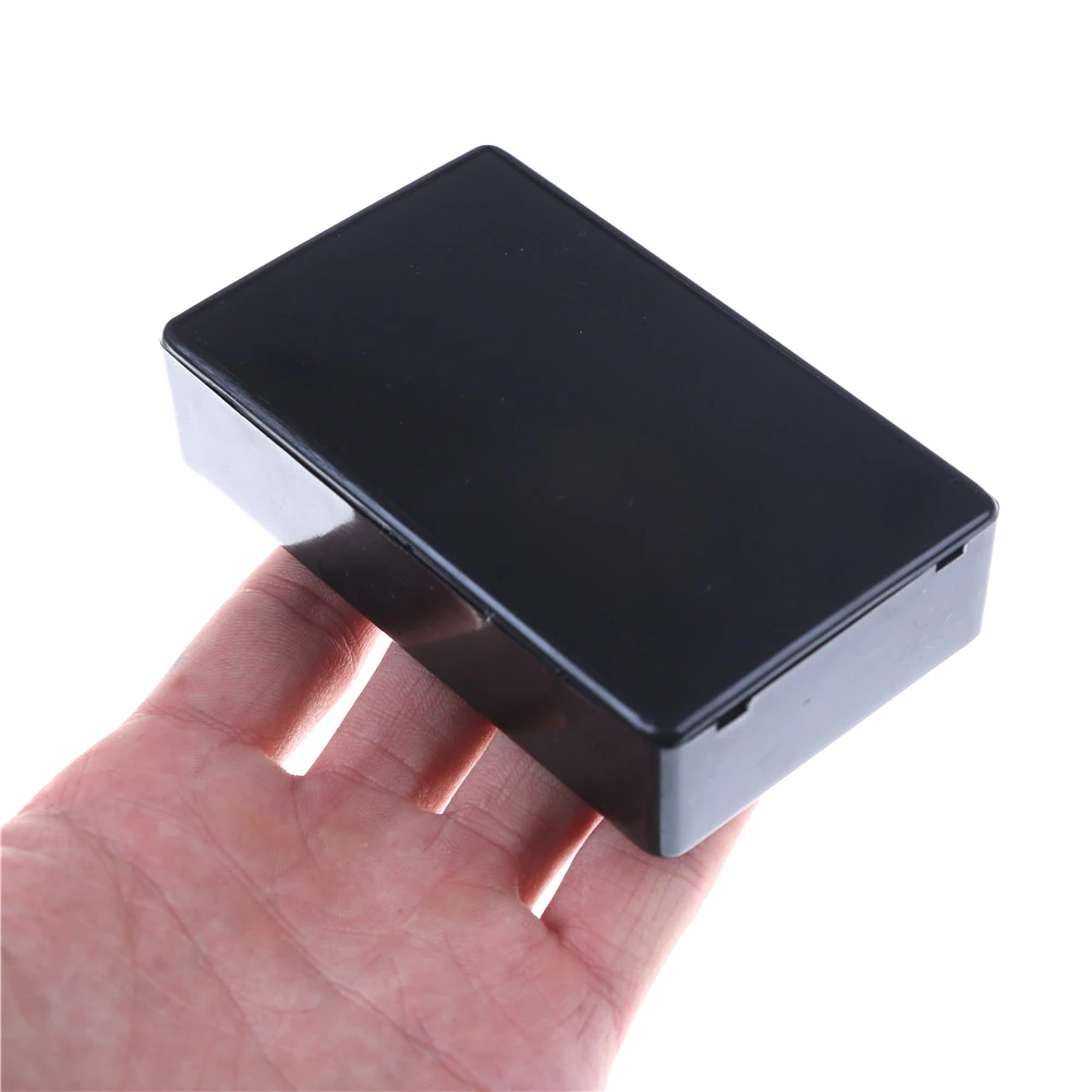 Siyah Plastik Su Geçirmez Kapak Elektronik Proje Enstrüman Muhafaza DIY Kutusu Kasa Güç Kaynağı Bağlantı kutu muhafaza 10x6x2. 5cm