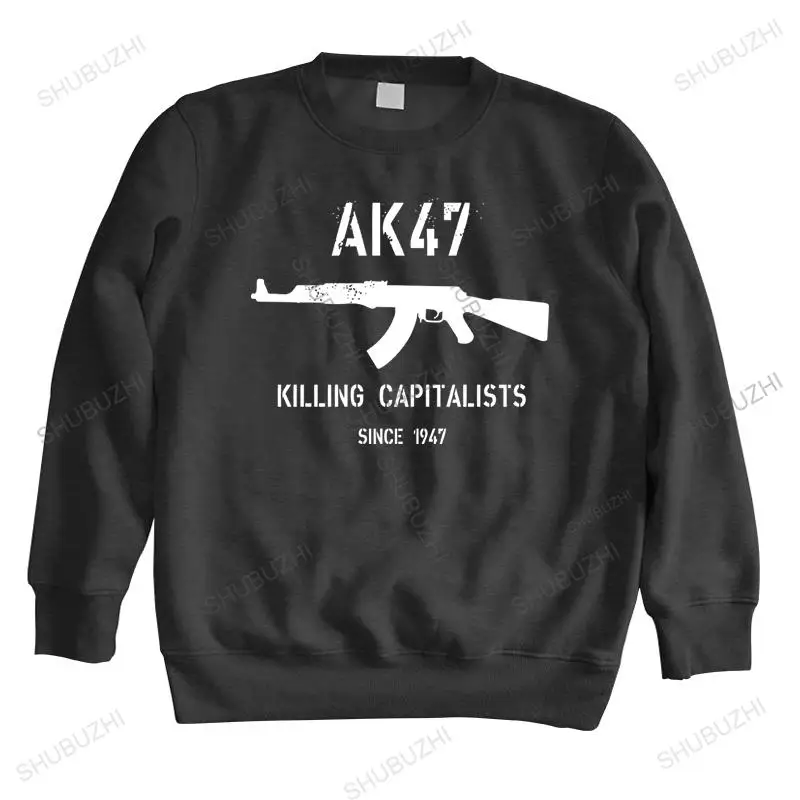 Adam ekip boyun hoodie sonbahar kış hoodies AK47 Öldürme Kapitalistler beri 1947 unisex kazak erkekler hoodies sıcak hoody euro boyutu