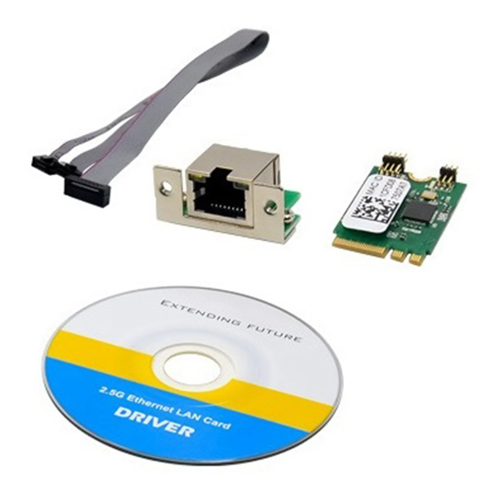 M. 2 A + E TUŞU 2.5 G Ethernet LAN Kartı RTL8125B Endüstriyel Kontrol Ağ Kartı PCI Express Ağ Adaptörü