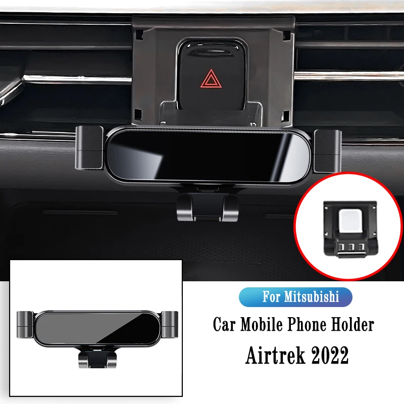 Araba telefon tutucu Mitsubishi Airtrek 2022 İçin Yerçekimi Navigasyon Braketi GPS Standı Hava Çıkış Klip Dönebilen Destek Aksesuarları