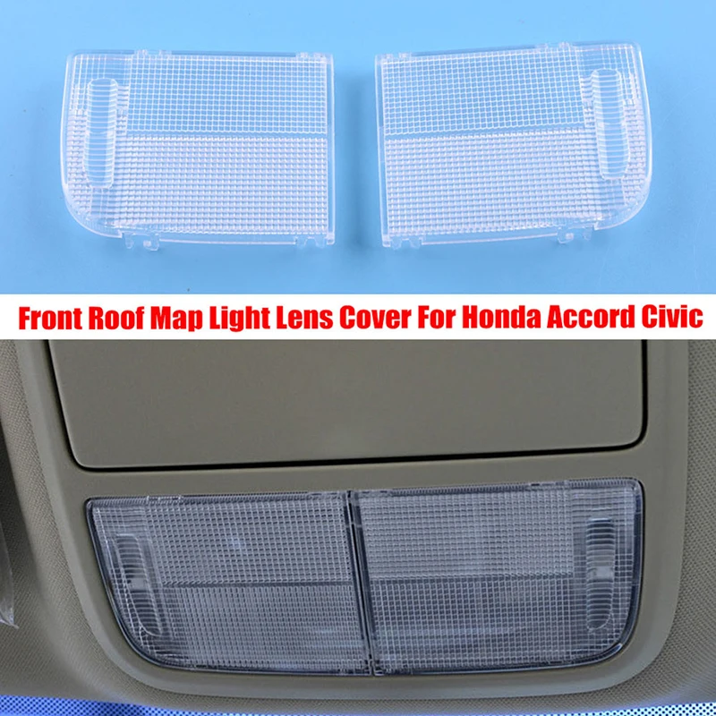 Araba İç Çatı Dome İşık Lambası lens kapağı için Temizle Honda Accord Coupe LX-S LX Civic CR - V Fit HR-V HRV Odyssey 34402-SDA-A01