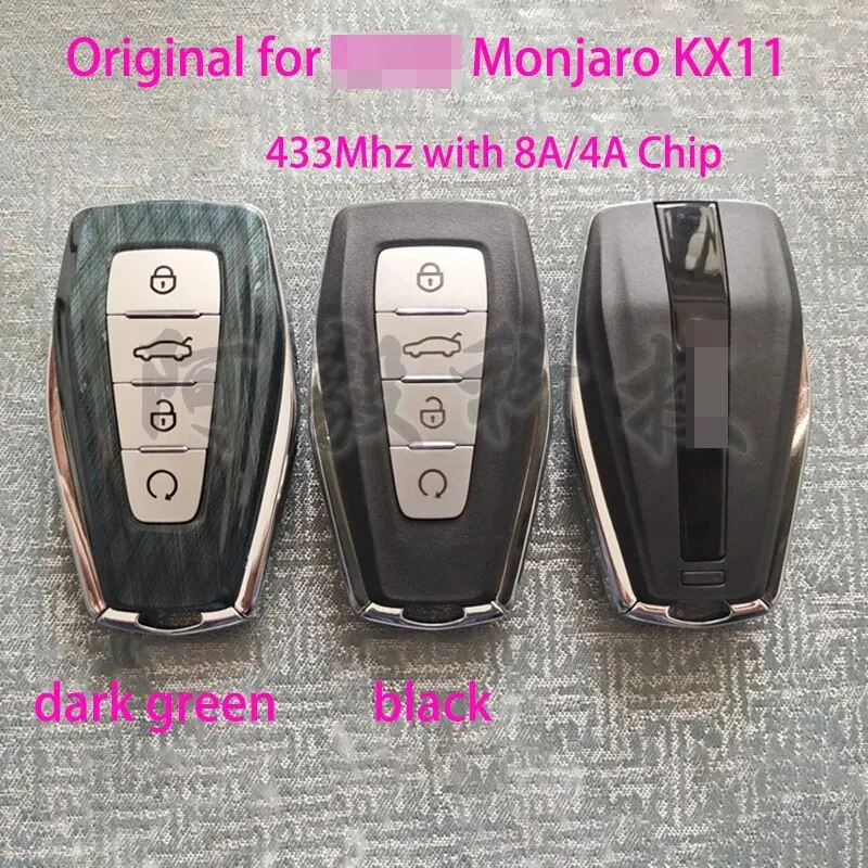 Orijinal Araç Anahtarsız Akıllı Uzaktan Anahtar 433 MHz ile 8A / 4A Çip Geely Monjaro için KX11 Hakiki Araba Akıllı Uzaktan Anahtar