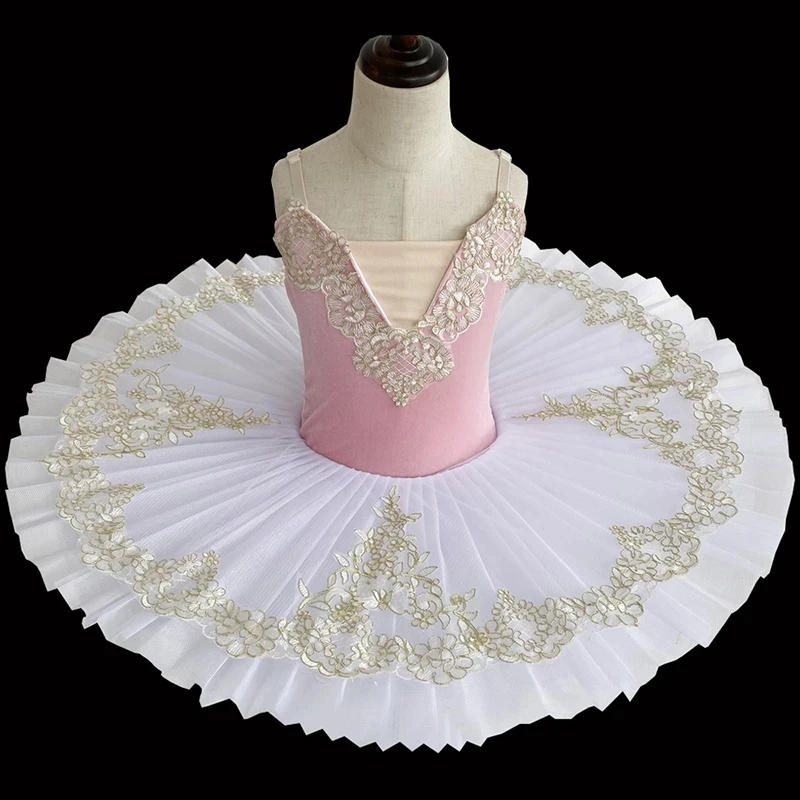 Romantik Profesyonel Bale Tutu Beyaz Kuğu Gölü kız ve Kadın Balerin Parti Dans Kostümleri Bale Tutu Balett Elbise Kız