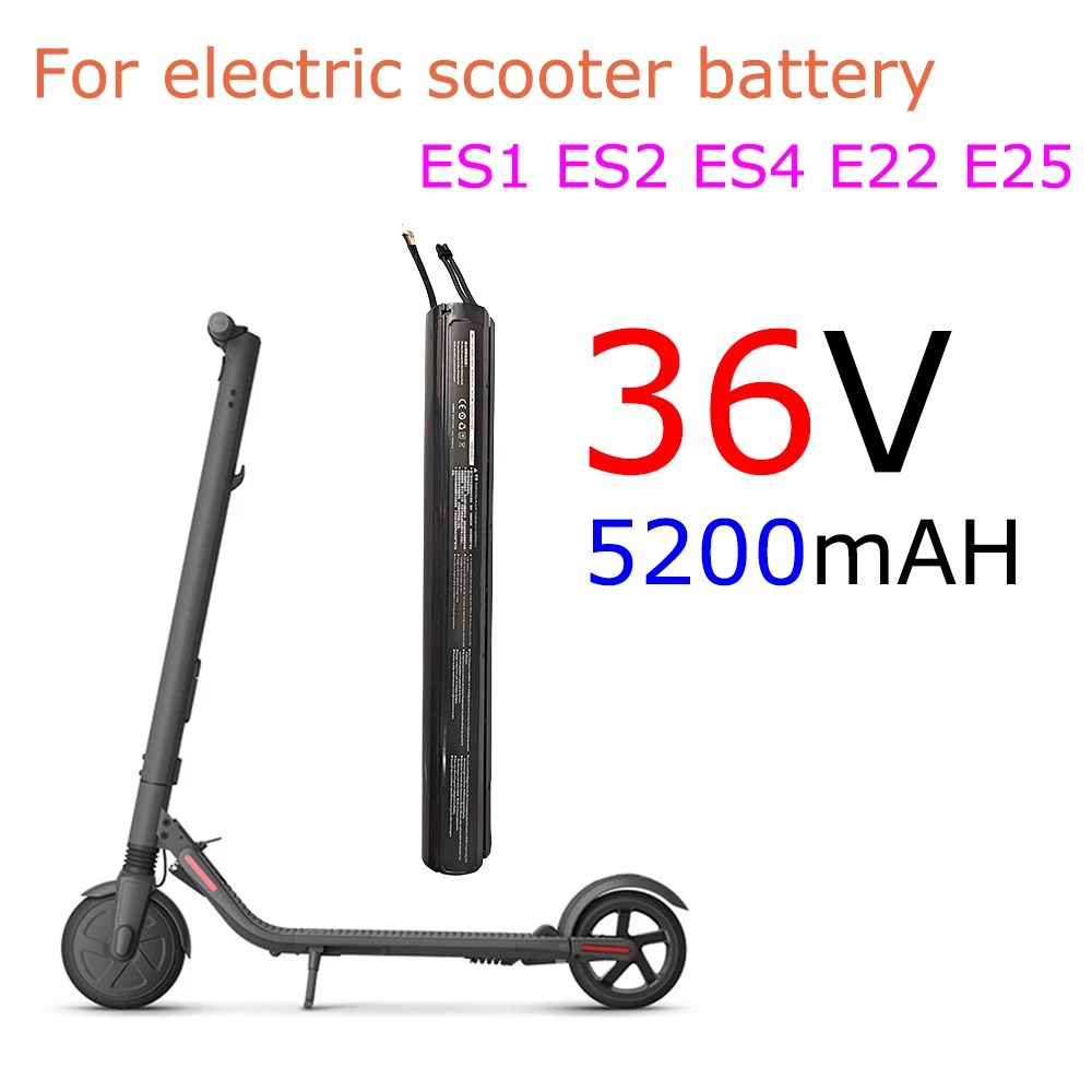 36 V 5200 mAh 100% Marka Yeni Pil Paketi için Uygun Ninebot Segway Es1 / ES2 / Es3 / Es4 Scooter
