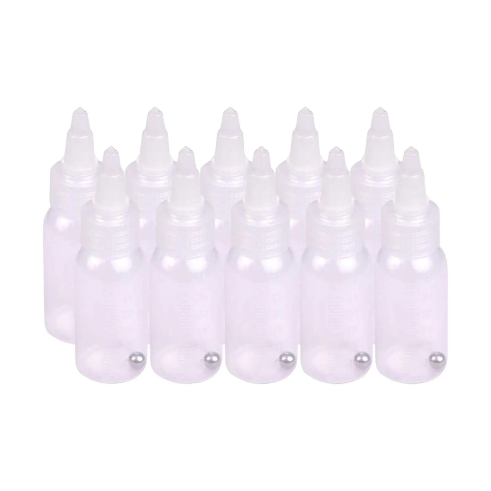 10 Adet Boş Airbrush Şişeleri Boya Karıştırma depolama şişesi Damlalık Şişeler Boya Depolama Şişeleri Yağ Hobi Modeli Boya Sosu