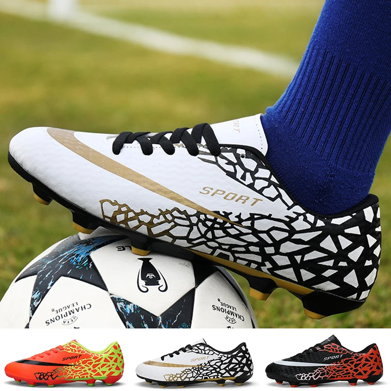 Erkek futbol ayakkabısı Beş tarafı futbol ayakkabıları Açık Çim Futbol Cleats Futbol Sahası Botları Erkekler 2024 Yeni Varış
